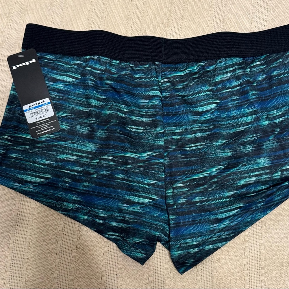 Papi Blue Patterned boxer brief - Picture 4 of 4
